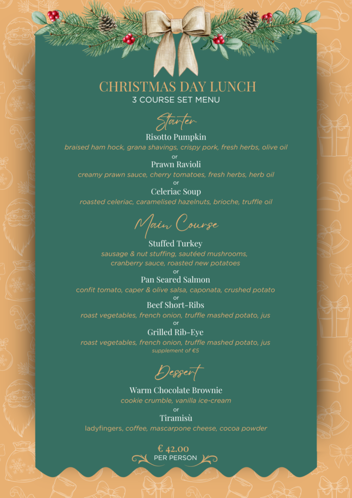 Christmas Day Menu